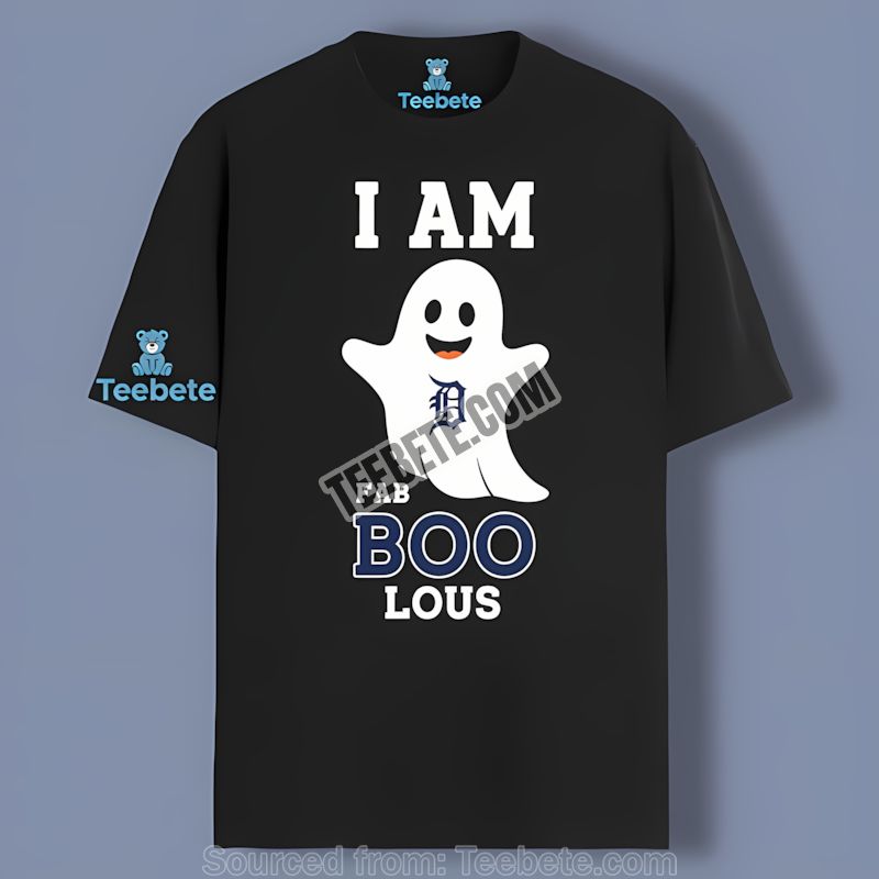 Fab Boo Lous Detroit Tigers Ghost Adults Shirt