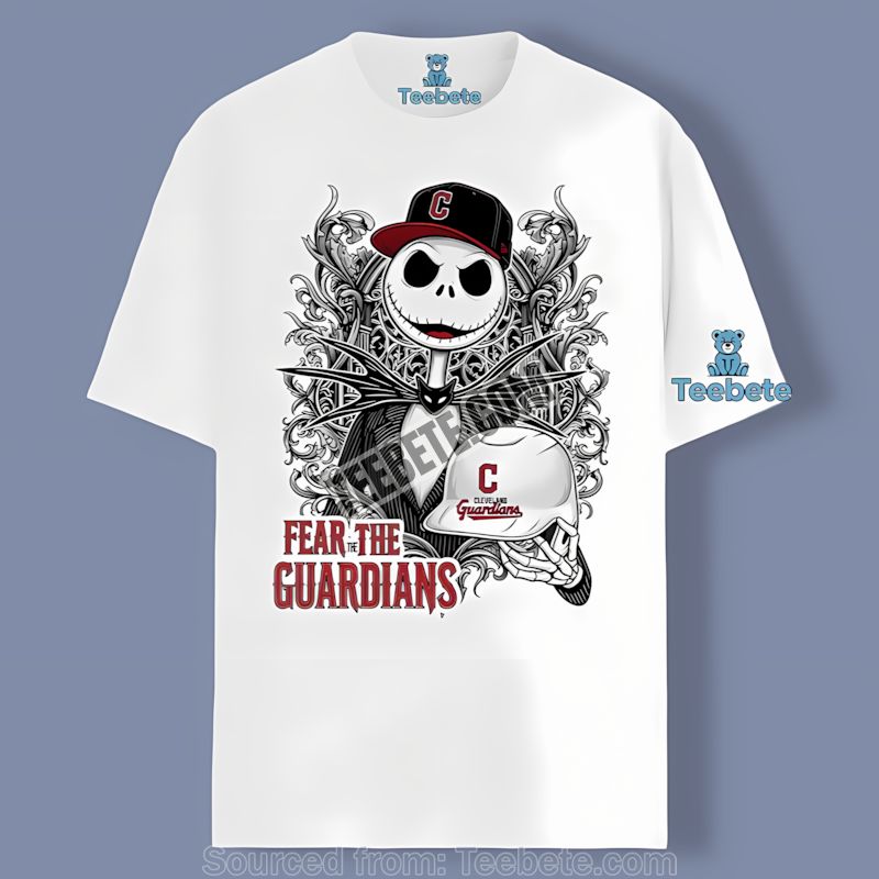 Fear The Cleveland Guardians Jack Skellington Shirt