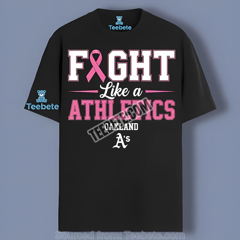 Fight Like Breast Cancer Awareness Oakland Athletics Vintage Shirt