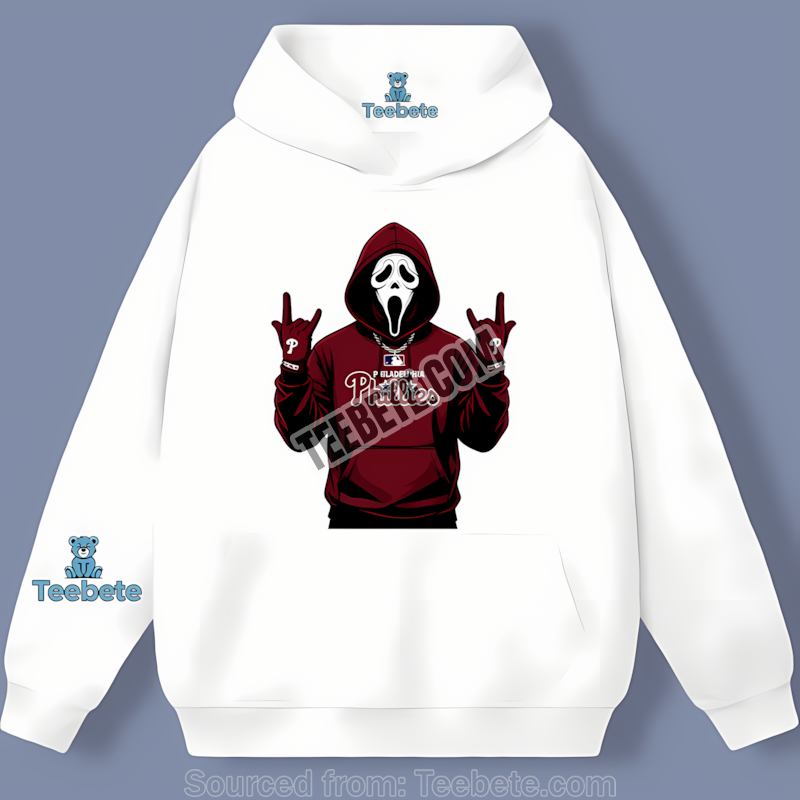 Ghostface Spooky Philadelphia Phillies Vintage Hoodie Ghostface Spooky Philadelphia Phillies Vintage Hoodie
