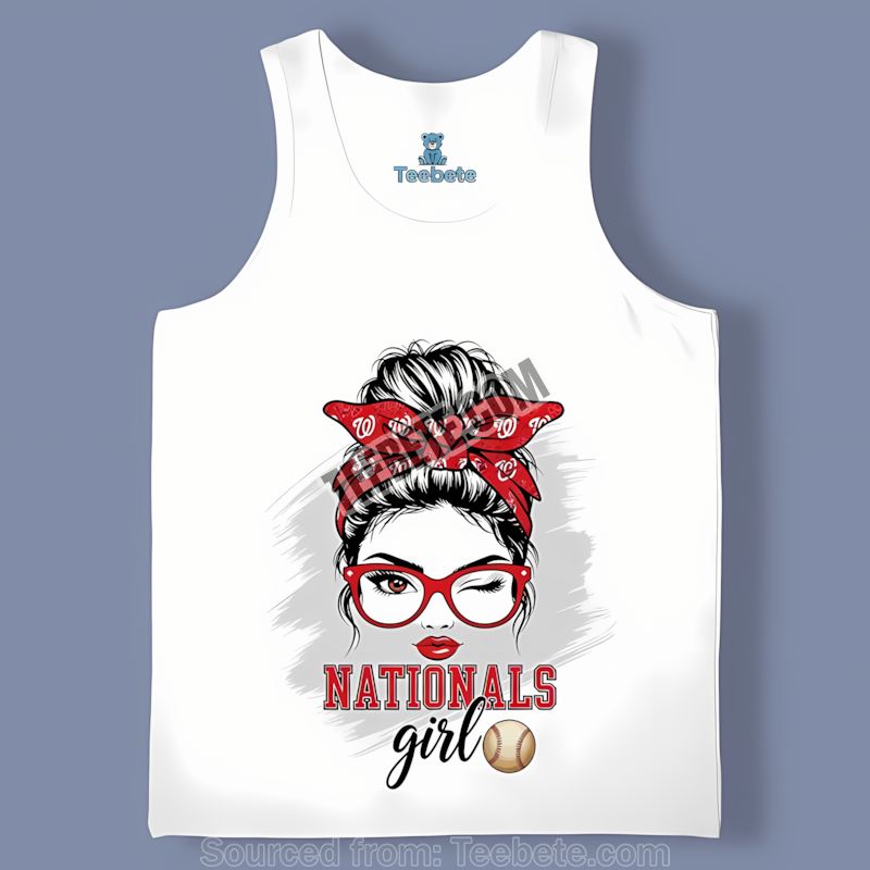Girl Color Washington Nationals Tanktop For Fan Girl Color Washington Nationals Tanktop For Fan