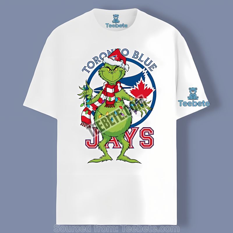 Grinch Christmas Spirit Toronto Blue Jays Retro Shirt