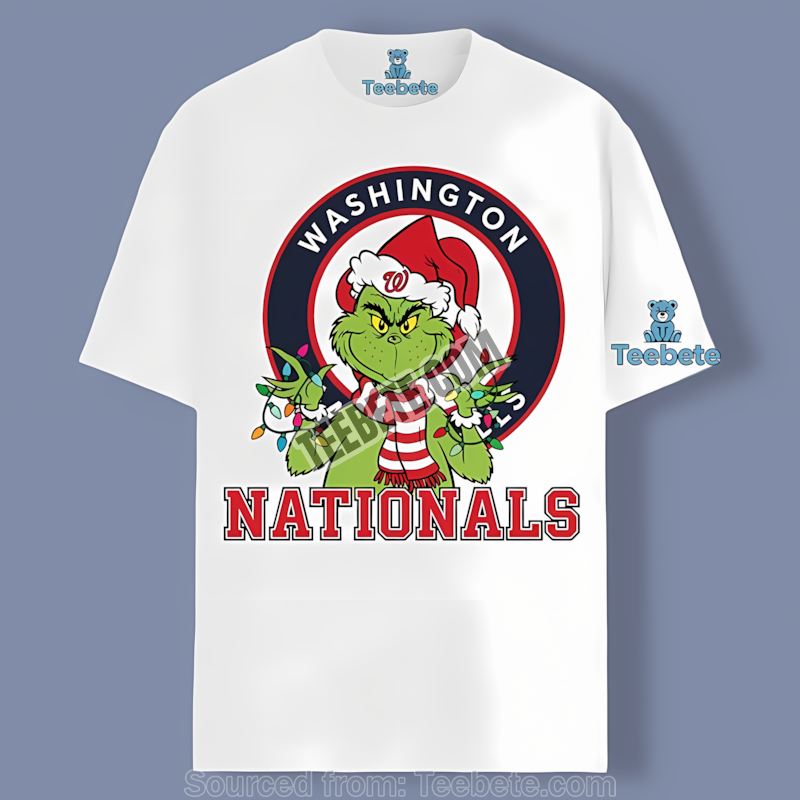 Grinch Christmas Washington Nationals Regular Shirt