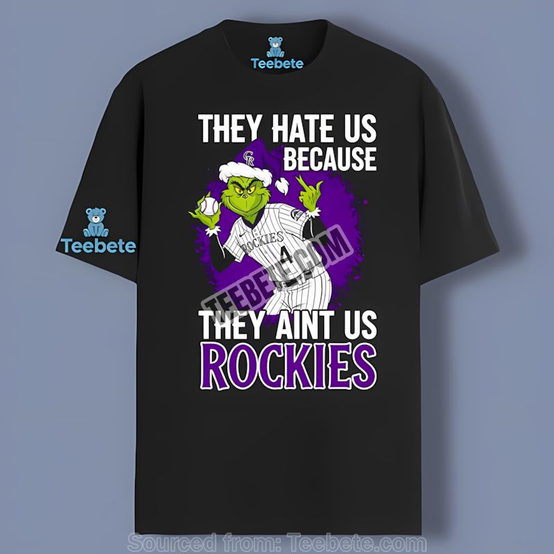 Grinch Colorado Rockies They Hate Us Shirt