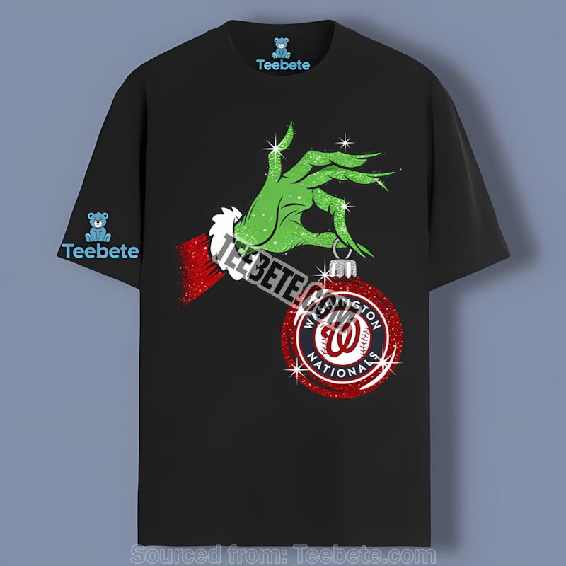 Grinch Holding Washington Nationals Helmet Unisex Shirt Grinch Holding Washington Nationals Helmet Unisex Shirt