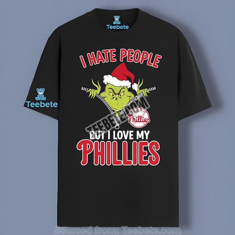 Grinch Philadelphia Phillies They Hate Us Because They Aint Us Shirt