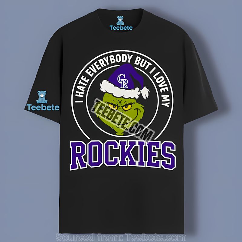 Grinch I Love My Colorado Rockies Shirt