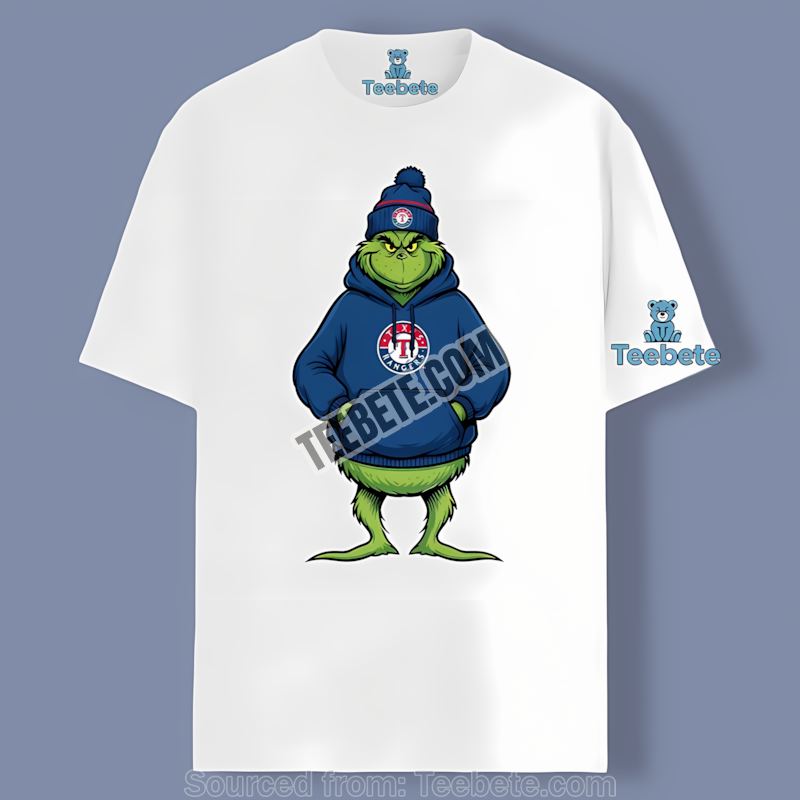 Grinch In Texas Rangers Hoodie Unisex Shirt