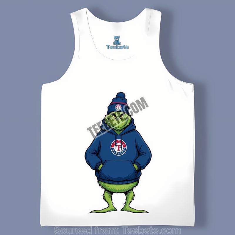 Grinch In Texas Rangers Hoodie Unisex Tanktop Grinch In Texas Rangers Hoodie Unisex Tanktop
