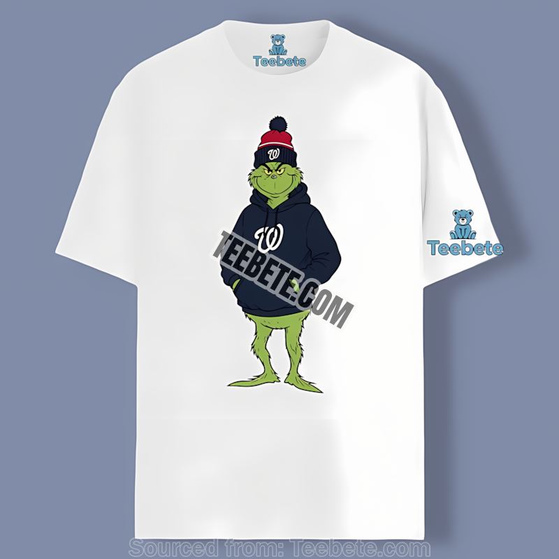 Grinch In Washington Nationals Hoodie Cotton Shirt