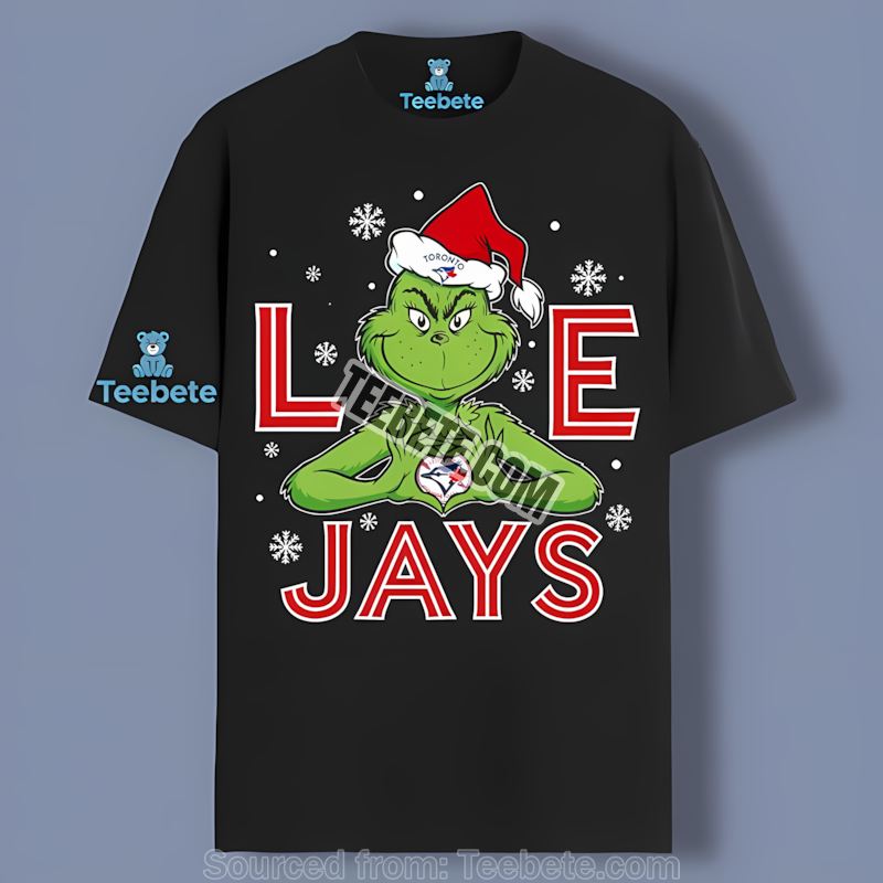 Grinch Love Toronto Blue Jays Christmas Classic Shirt