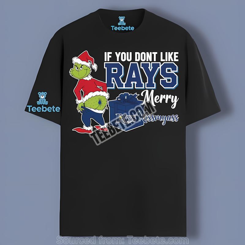 Grinch Merry Kissmyass Cheers Tampa Bay Rays Unisex Shirt