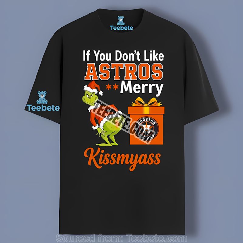Grinch Merry Kissmyass Houston Astros Regular Shirt