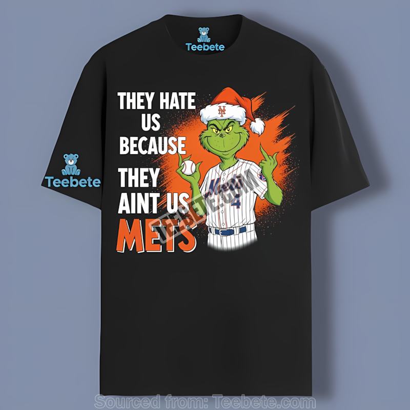 Grinch New York Mets They Hate Us Because They Aint Us Vintage Shirt