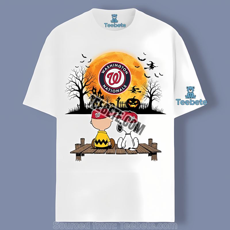 Halloween Charlie Brown And Snoopy Vintage Washington Nationals Shirt