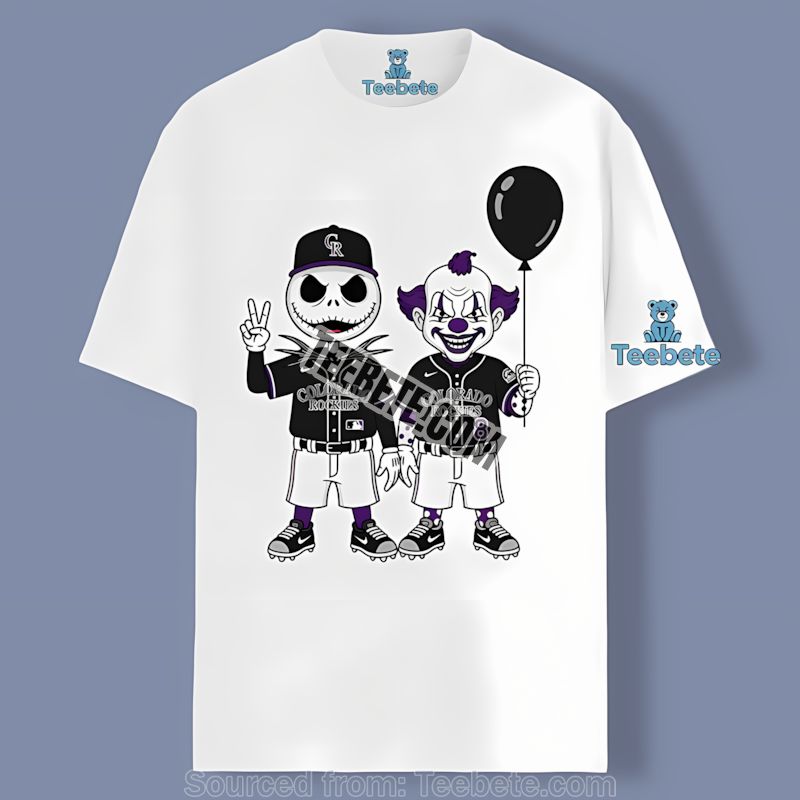Halloween Colorado Rockies Jack Pennywise Shirt