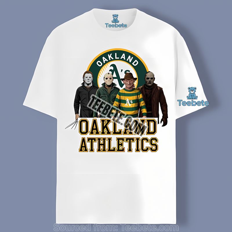 Halloween Horror Killers Oakland Athletics Unisex Shirt
