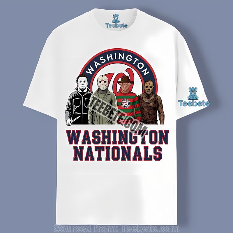 Halloween Horror Killers Washington Nationals Trendy Shirt
