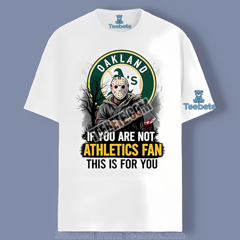 Halloween Jason Voorhees Oakland Athletics Sports Shirt