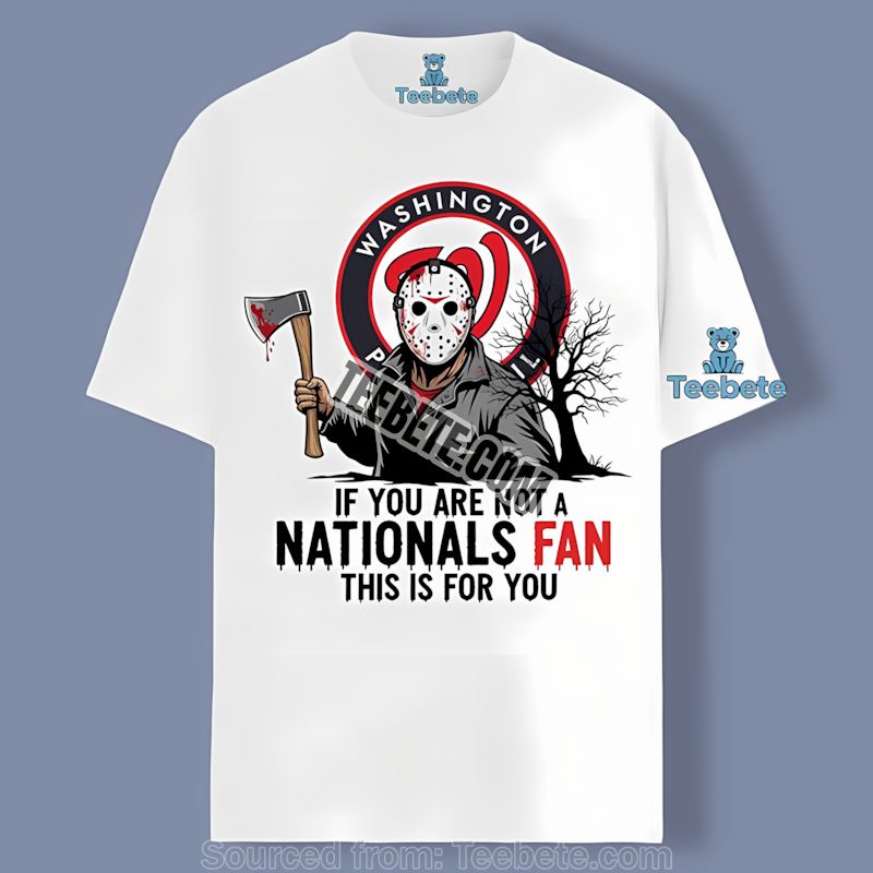 Halloween Jason Voorhees Washington Nationals Trendy Shirt