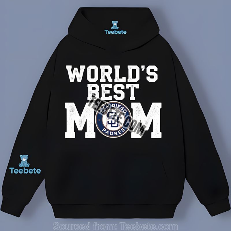 Heartfelt San Diego Padres Worlds Best Mom Unisex Hoodie Heartfelt San Diego Padres Worlds Best Mom Unisex Hoodie