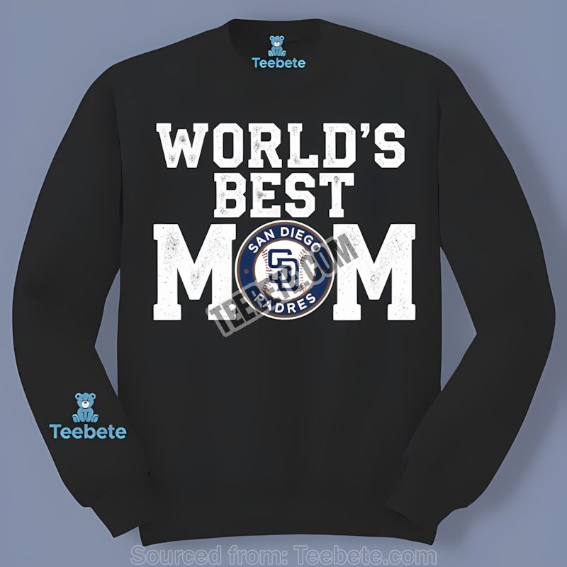 Heartfelt San Diego Padres Worlds Best Mom Unisex Long Sleeve Heartfelt San Diego Padres Worlds Best Mom Unisex Long Sleeve