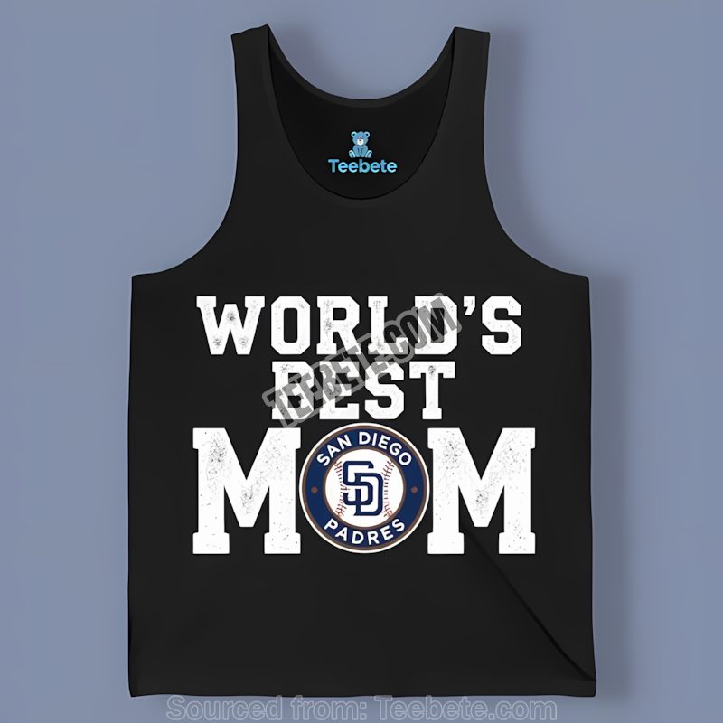 Heartfelt San Diego Padres Worlds Best Mom Unisex Tanktop Heartfelt San Diego Padres Worlds Best Mom Unisex Tanktop