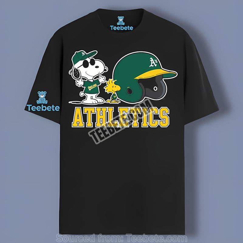 Hello Kitty Oakland Athletics Color Shirt