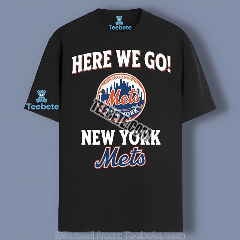 Here We Go New York Mets Logo Vintage Shirt