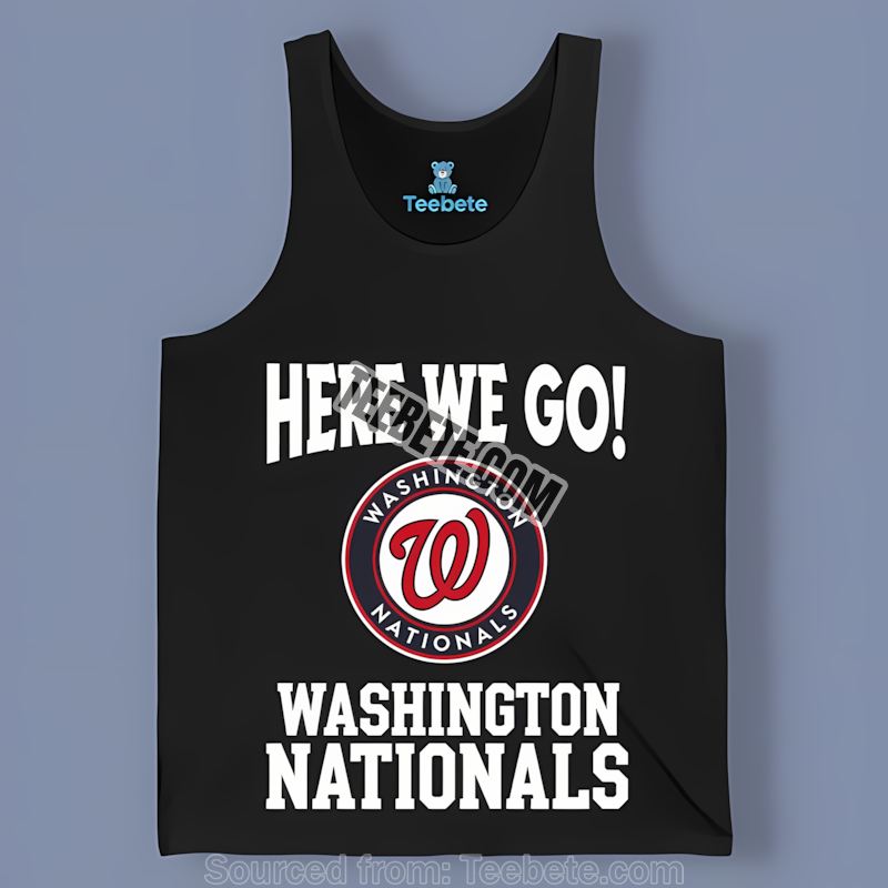 Here We Go Washington Nationals Logo Color Tanktop Here We Go Washington Nationals Logo Color Tanktop