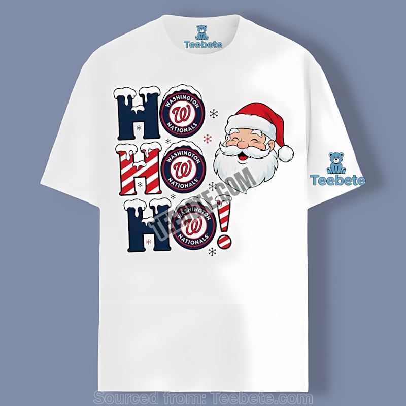 Ho Ho Ho Santa Christmas Washington Nationals Classic Shirt