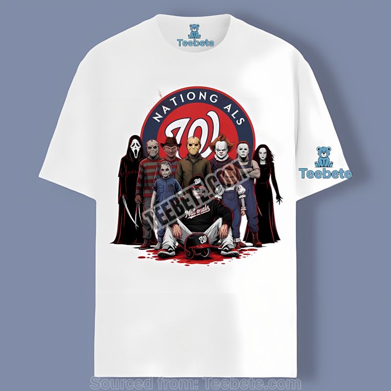Horror Movie Characters Halloween Washington Nationals Unisex Shirt