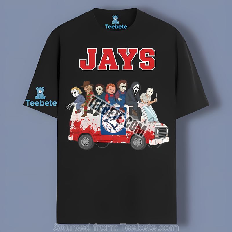 Jack Skellington Toronto Blue Jays Halloween Pumpkin Retro Shirt