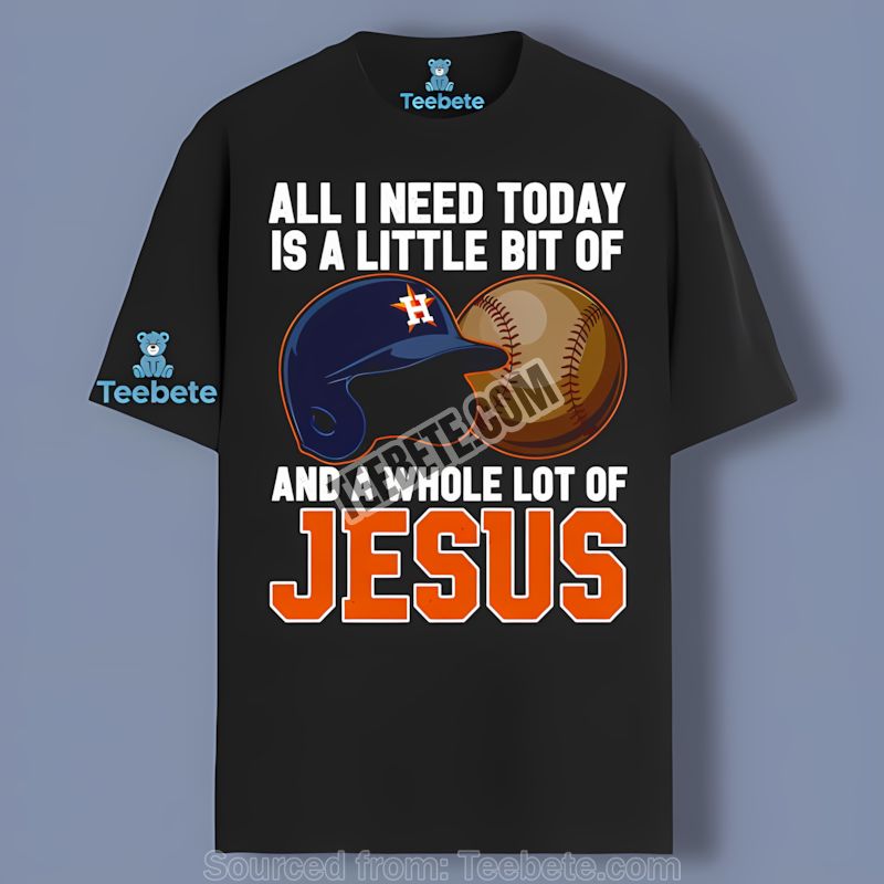 Houston Astros Baseball And Jesus Faith Fan Shirt