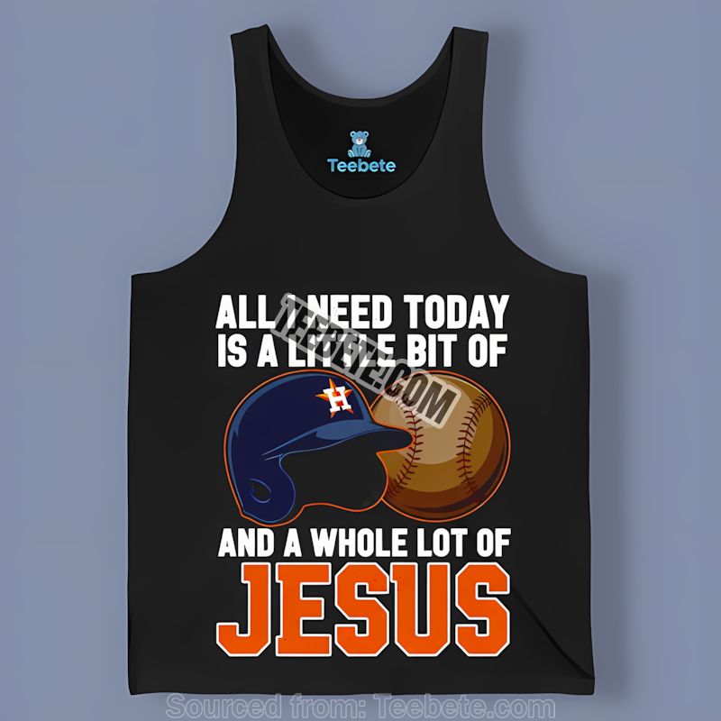 Houston Astros Baseball And Jesus Faith Fan Tanktop Houston Astros Baseball And Jesus Faith Fan Tanktop