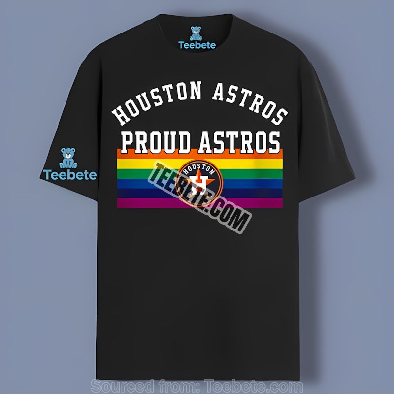 Houston Astros Lgbt Pride Rainbow Colors Shirt