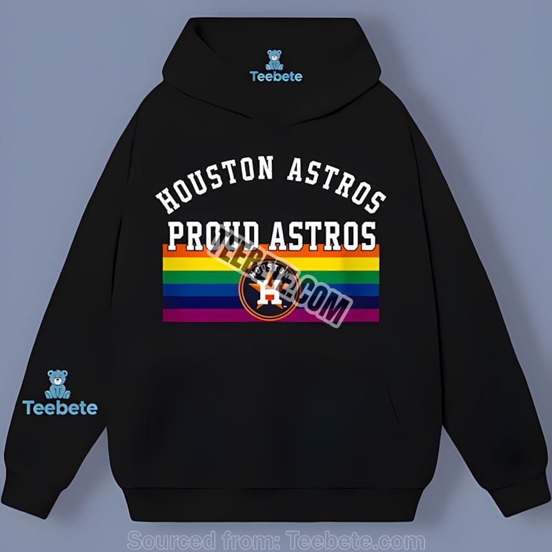 Houston Astros Lgbt Pride Rainbow Colors Hoodie Houston Astros Lgbt Pride Rainbow Colors Hoodie