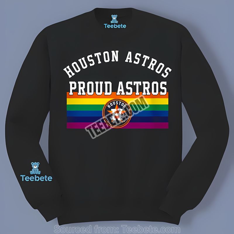 Houston Astros Lgbt Pride Rainbow Colors Long Sleeve Houston Astros Lgbt Pride Rainbow Colors Long Sleeve