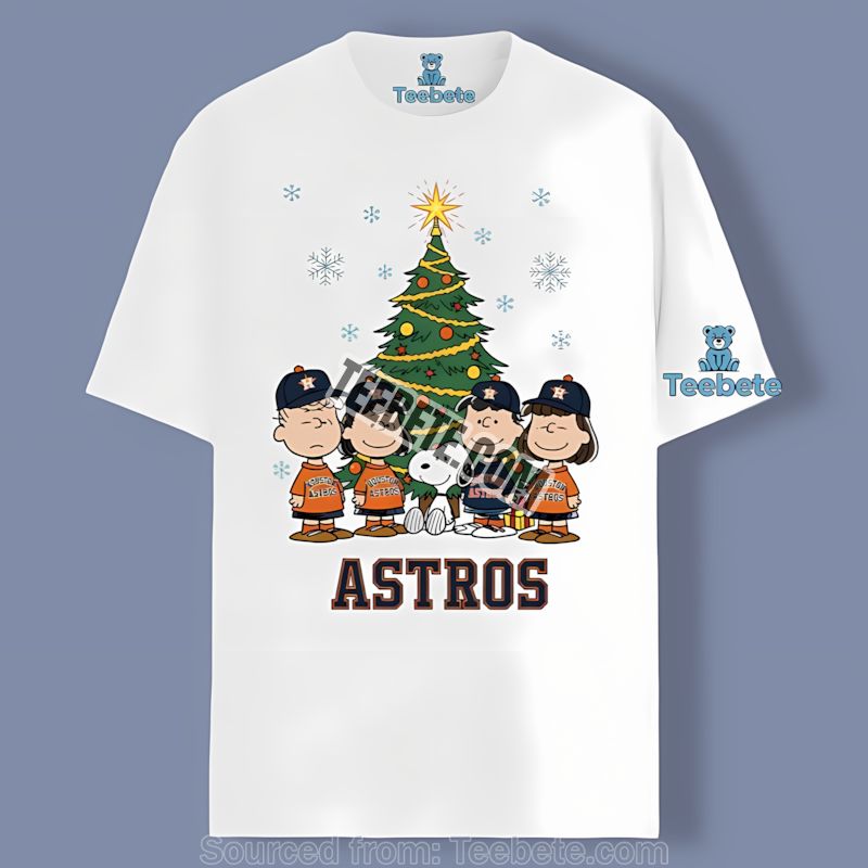 Houston Astros Peanuts Christmas Holiday Shirt