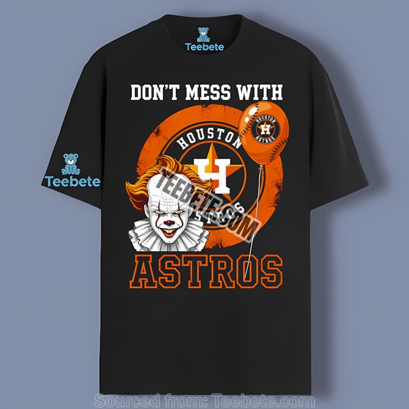 Houston Astros Pennywise Halloween Vintage Shirt