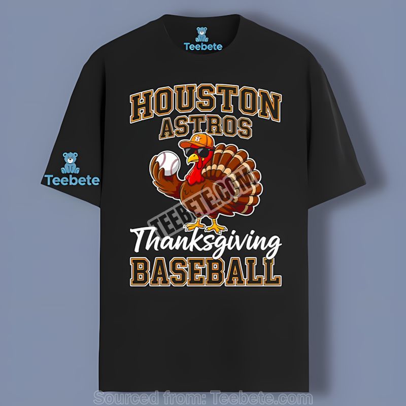 Houston Astros Thanksgiving Turkey Baseball Sports Shirt