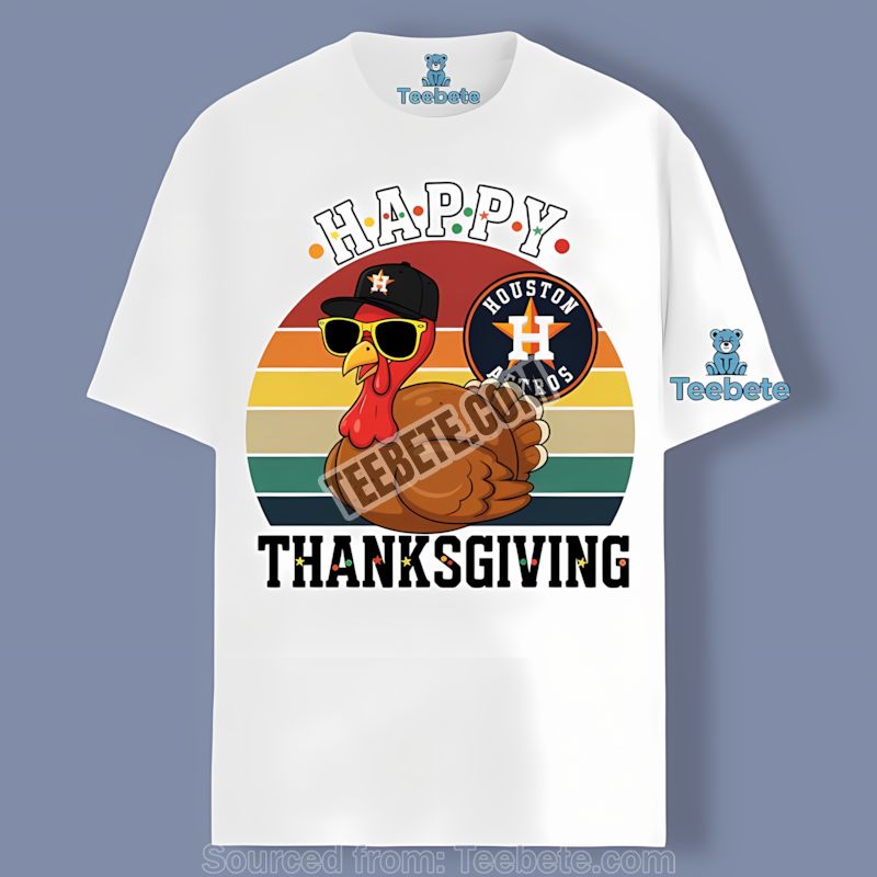 Houston Astros Thanksgiving Turkey Fan Sports Shirt