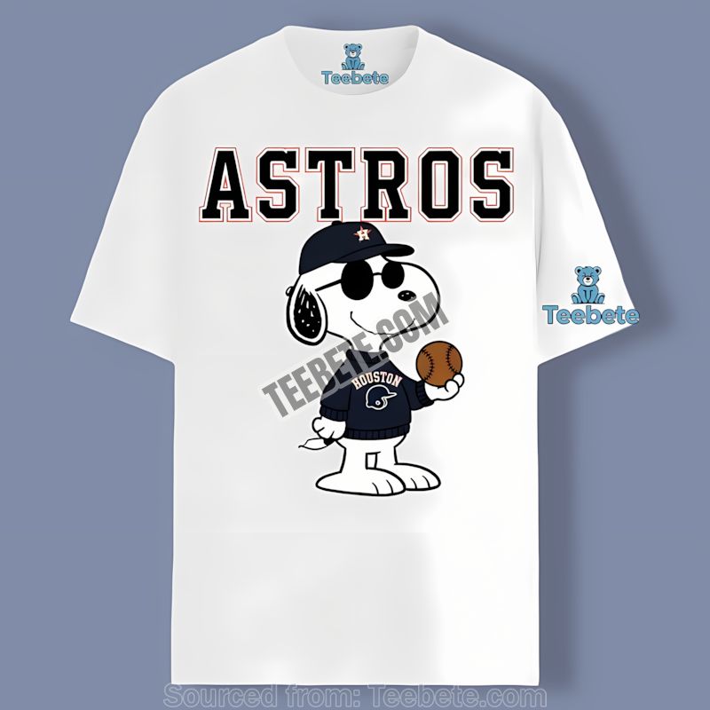 Houston Astros Vs Cool Snoopy Regular Graphic Shirt