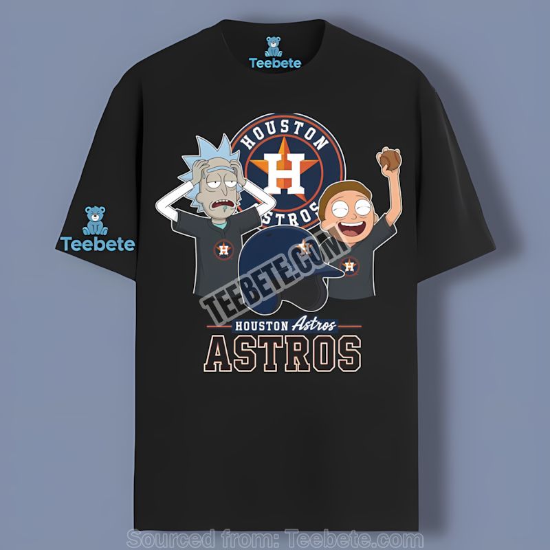 Houston Astros Vs Rick And Morty Baseball Trendy Shirt
