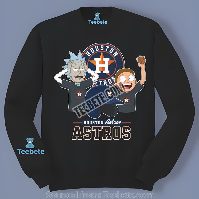 Houston Astros Vs Rick And Morty Baseball Trendy Long Sleeve Houston Astros Vs Rick And Morty Baseball Trendy Long Sleeve