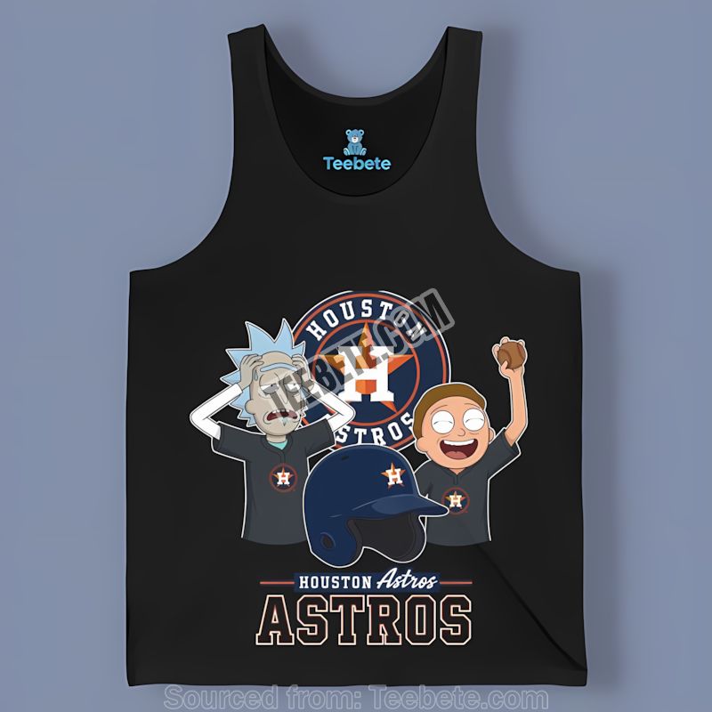 Houston Astros Vs Rick And Morty Baseball Trendy Tanktop Houston Astros Vs Rick And Morty Baseball Trendy Tanktop