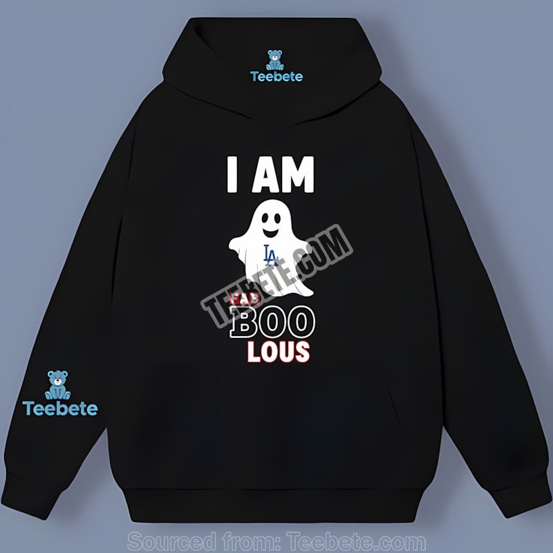I Am Fab Boo Lous Los Angeles Dodgers Ghost Retro Hoodie I Am Fab Boo Lous Los Angeles Dodgers Ghost Retro Hoodie