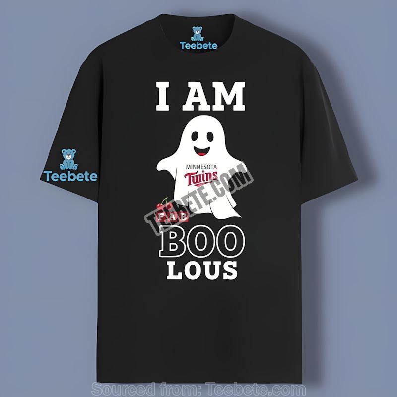 I Am Fab Boo Lous Minnesota Twins Ghost Retro Shirt