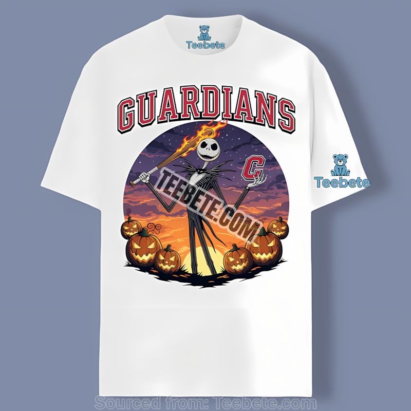 Jack Skellington Cleveland Guardians Halloween Shirt