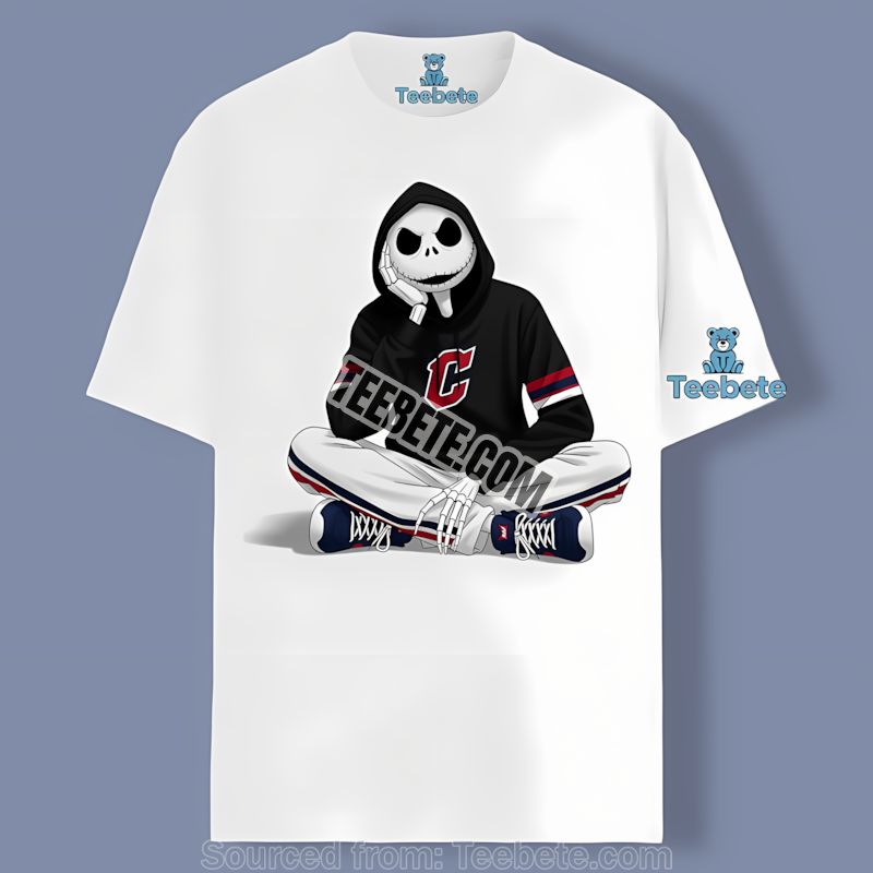 Jack Skellington Cleveland Guardians Hoodie Shirt
